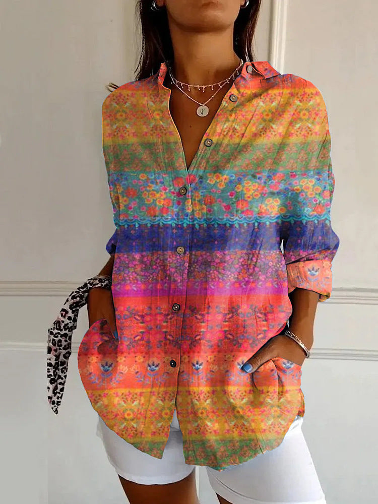 Summer European And American Half Sleeve Shirt Printed 3D Shirt