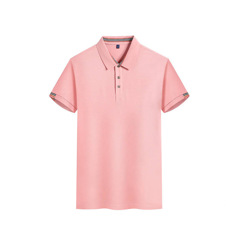 Polo Shirt Summer Long-staple Cotton Overalls
