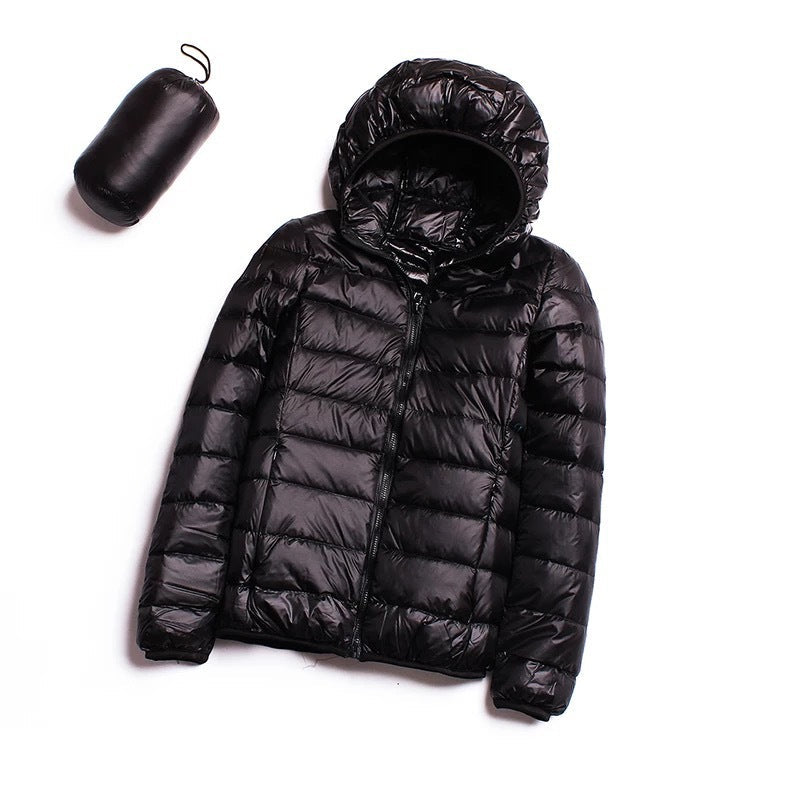 White Duck Down Lightweight Down Coat Women