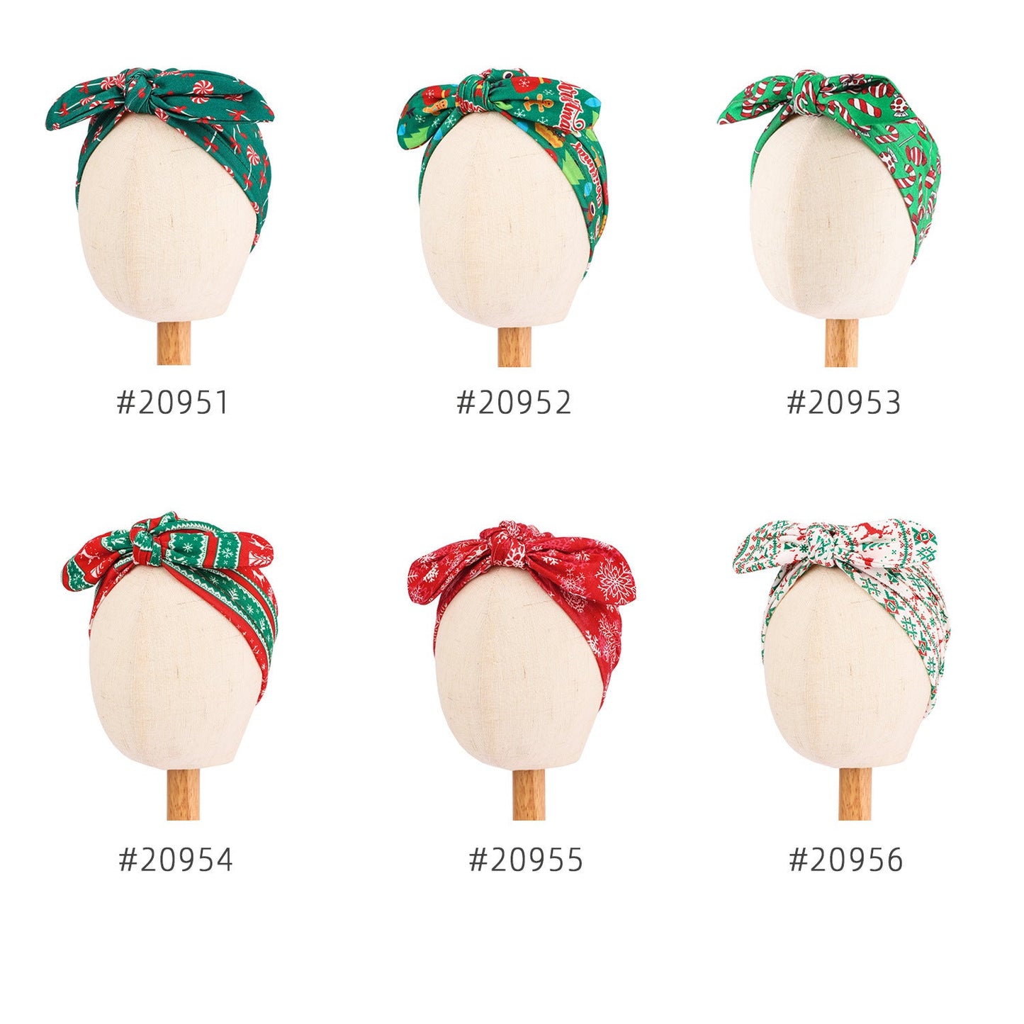 Christmas Style Children's Hat Bow Headscarf