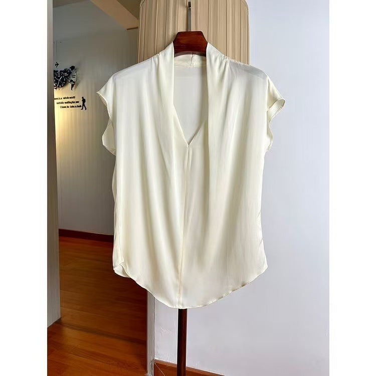 Thin Shirt Women Sleeveless Pullover Vest Top Women