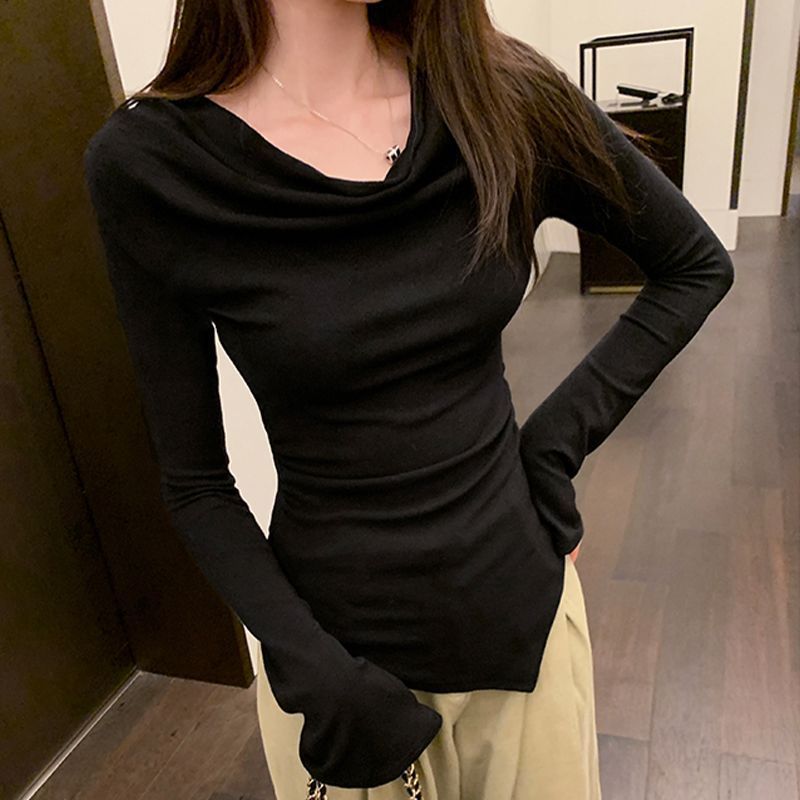 High-grade Elegant Slim-fit Slimming Inner Bottoming Shirt