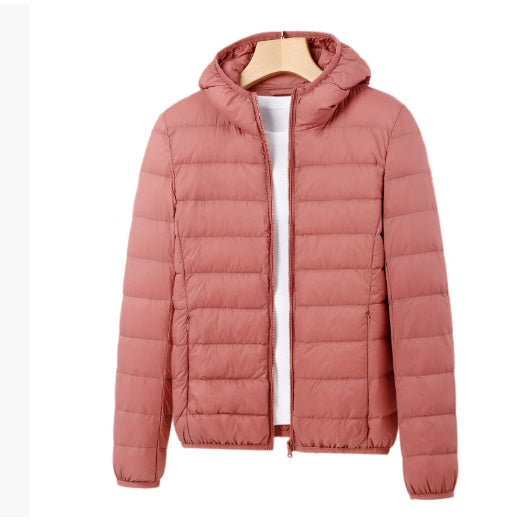 White Duck Down Lightweight Down Coat Women