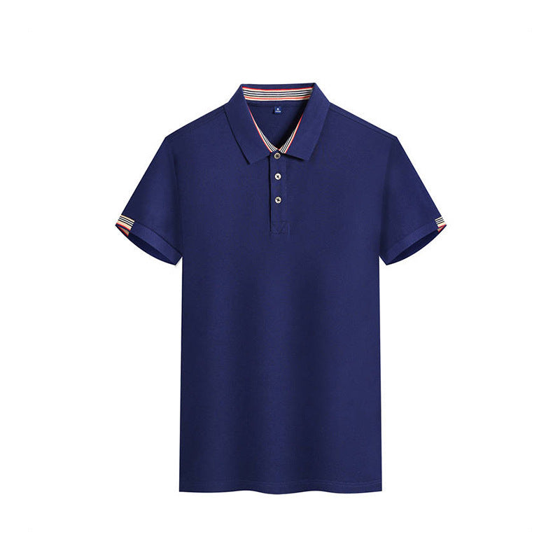 Polo Shirt Summer Long-staple Cotton Overalls