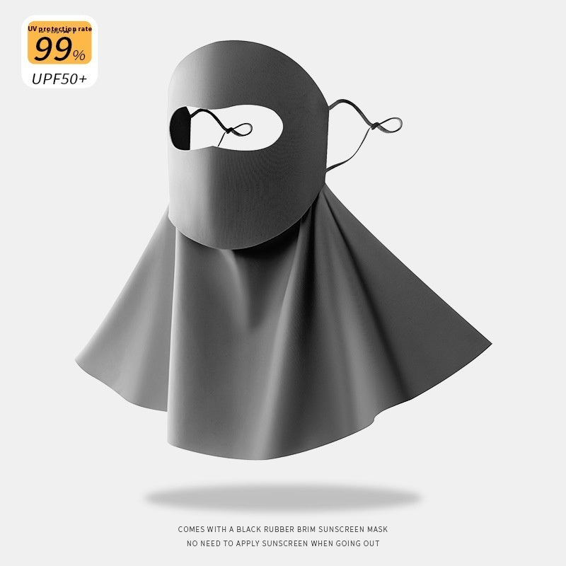 Summer Ice Silk Seamless Mask Riding Sunshade Face Mask Neck Protection Facekini