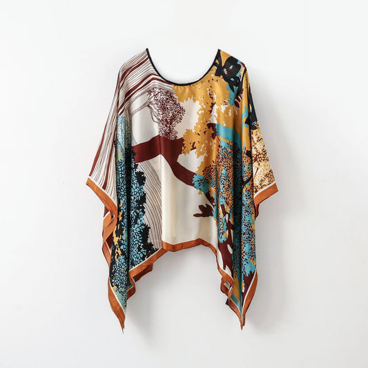 Pullover Shawl Outerwear Cover-up Multifunctional Scarf