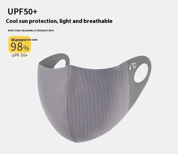 Ice Silk Sunscreen Mask UV Protection