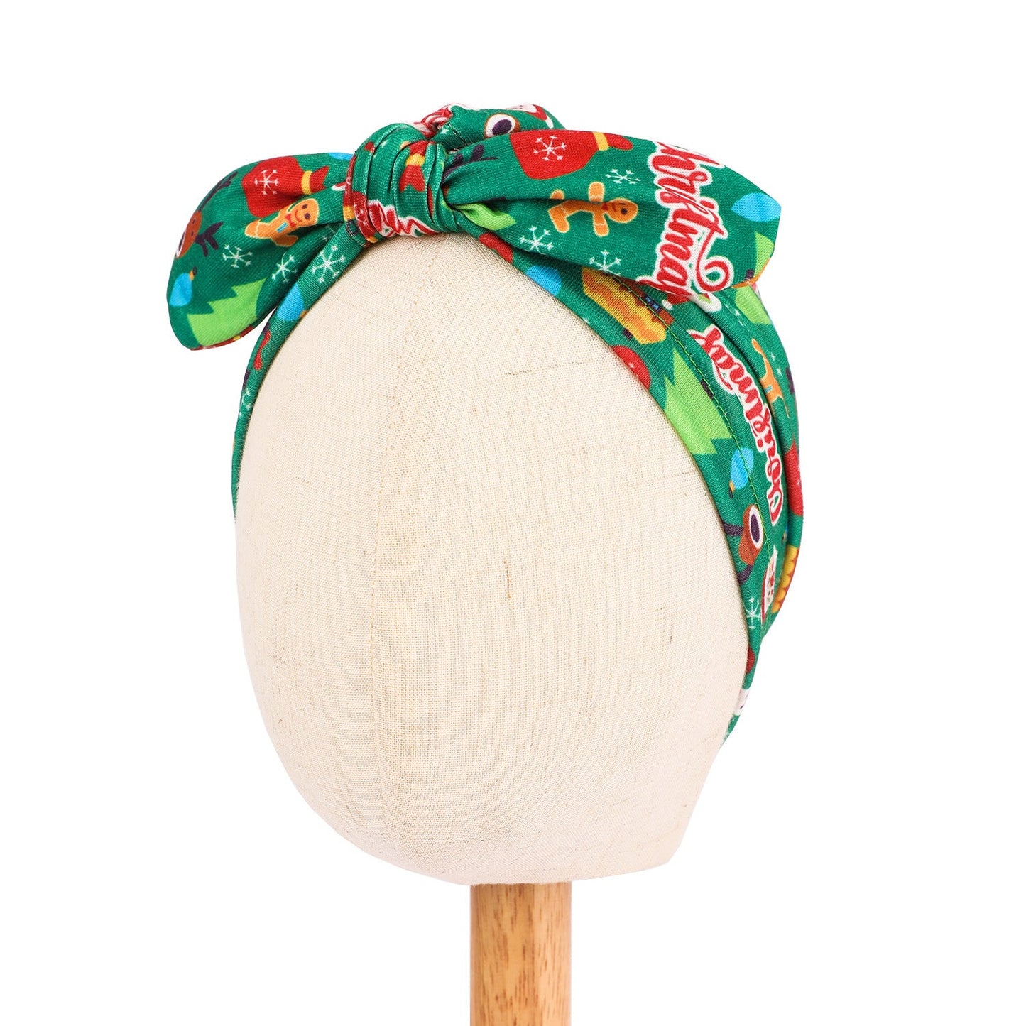 Christmas Style Children's Hat Bow Headscarf
