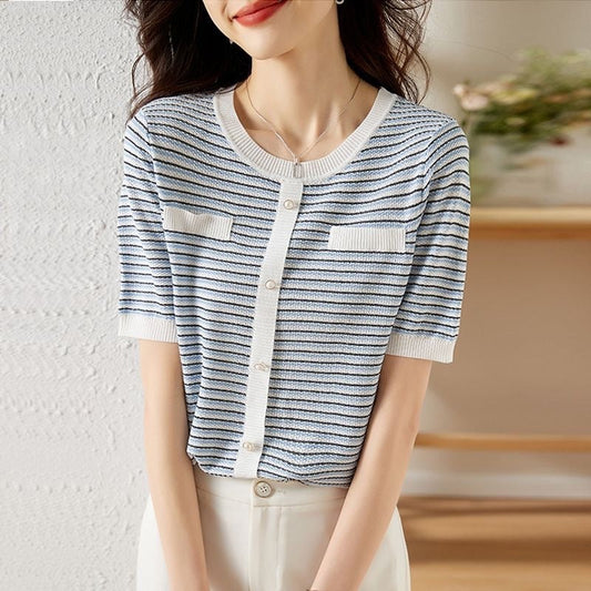Loose Style Top Thin T-shirt
