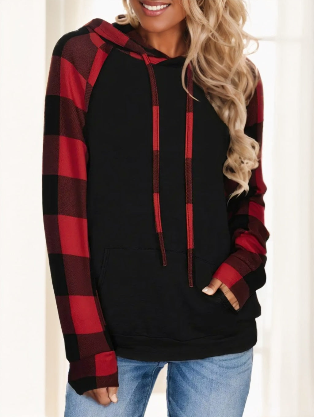 Ladies' Striped Long-sleeved Top