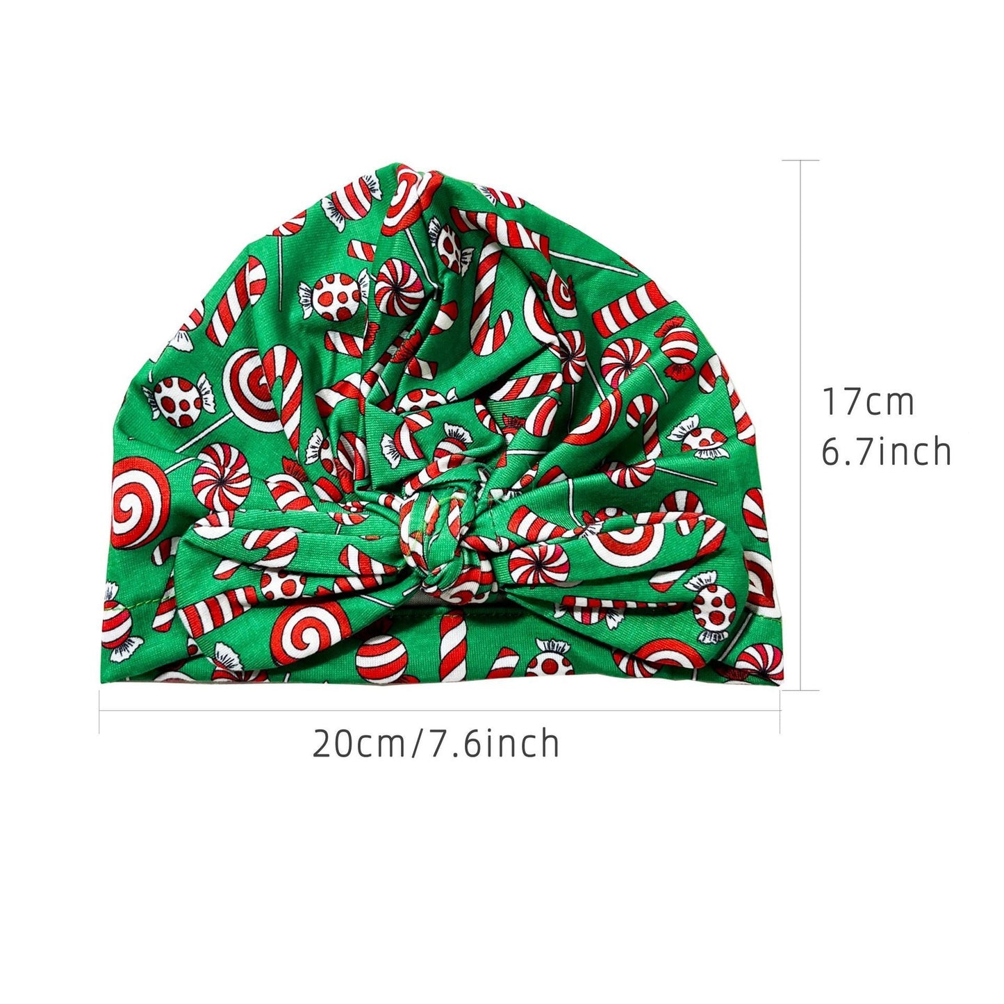 Christmas Style Children's Hat Bow Headscarf