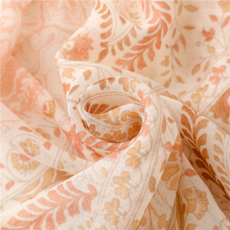 Creative Chinese Style Cotton And Linen Scarf
