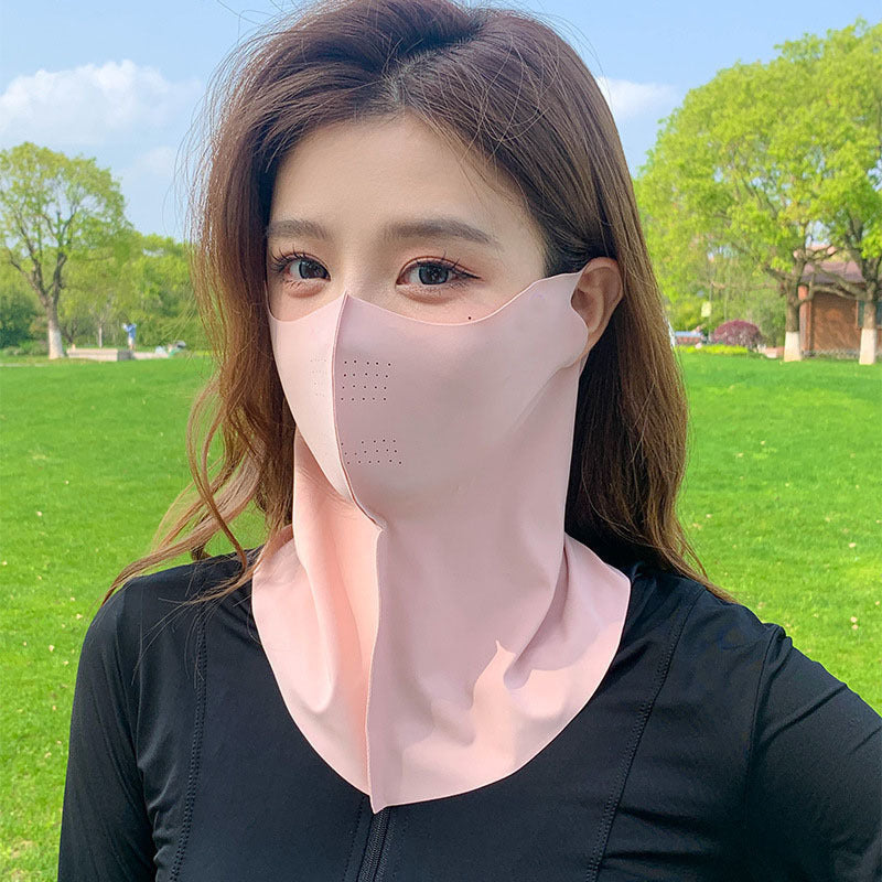 Ice Silk Sunscreen Mask UV Protection