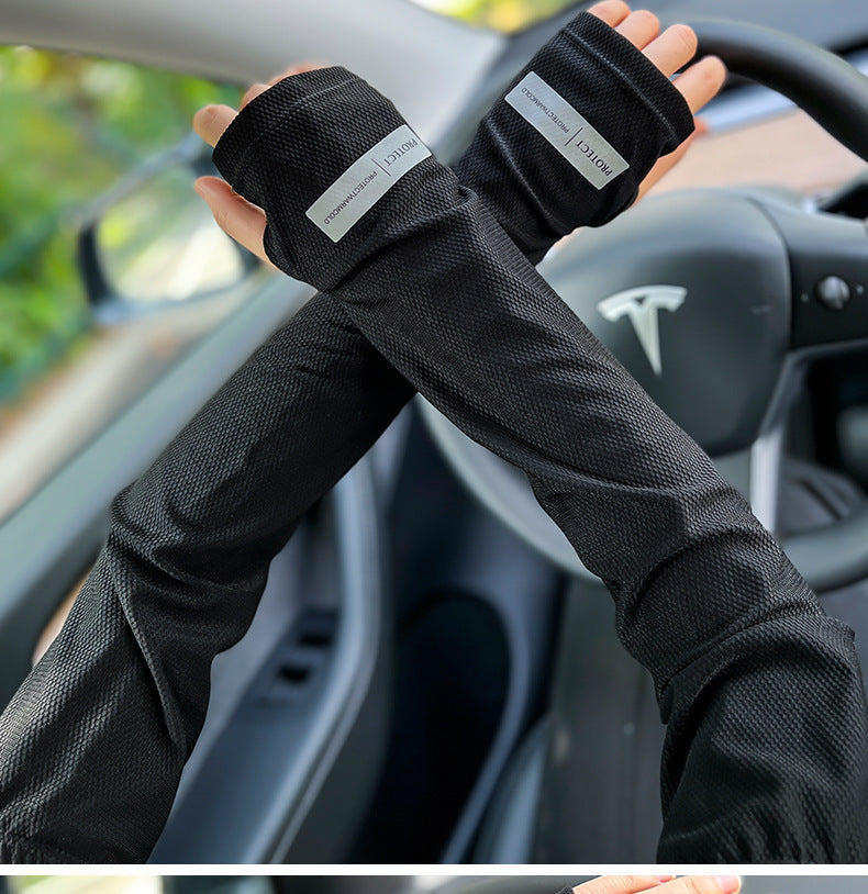 Sun Protection Ice Sleeve Arm Guard Breathable Ice Sleeve